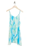 Elan Printed Cover-up Dress In Azure Amalfi Print