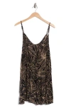 Elan Printed Cover-up Dress In Black Natural Tropic