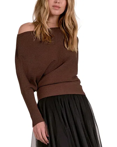 Elan Pullover In Brown