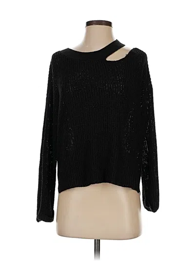 Pre-owned Elan Pullover Sweater In Black