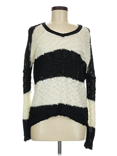 Pre-owned Elan Pullover Sweater In Black