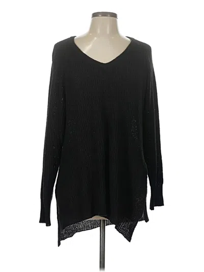 Pre-owned Elan Pullover Sweater In Black