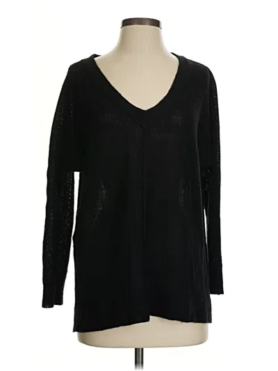 Pre-owned Elan Pullover Sweater In Black