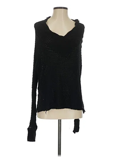 Pre-owned Elan Pullover Sweater In Black