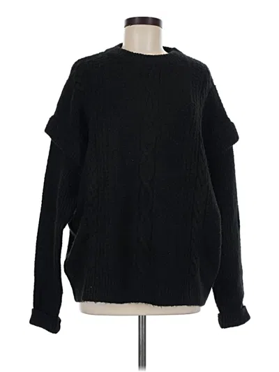 Pre-owned Elan Pullover Sweater In Black