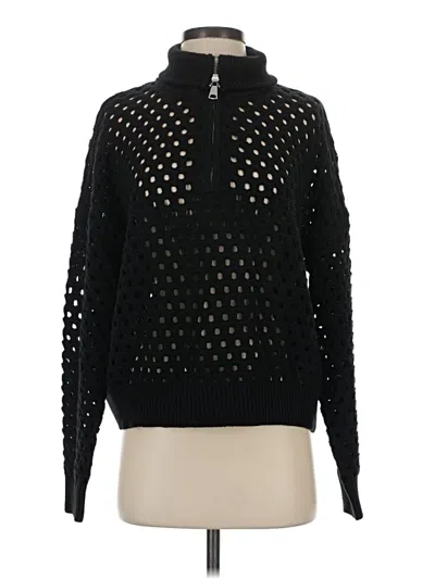 Pre-owned Elan Pullover Sweater In Black