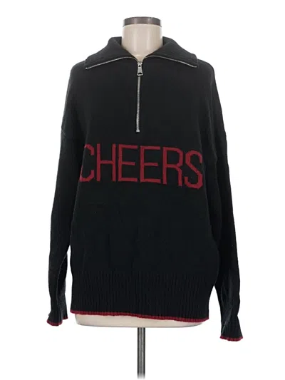 Pre-owned Elan Pullover Sweater In Black