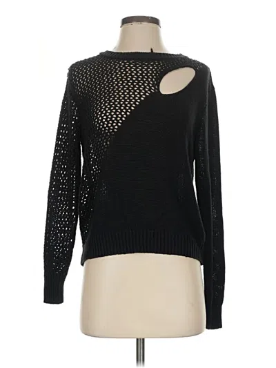 Pre-owned Elan Pullover Sweater In Black