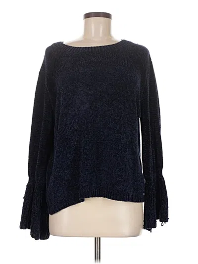 Pre-owned Elan Pullover Sweater In Blue
