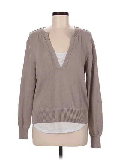 Pre-owned Elan Pullover Sweater In Brown