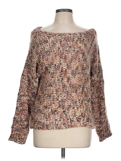 Pre-owned Elan Pullover Sweater In Brown