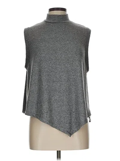 Pre-owned Elan Pullover Sweater In Gray