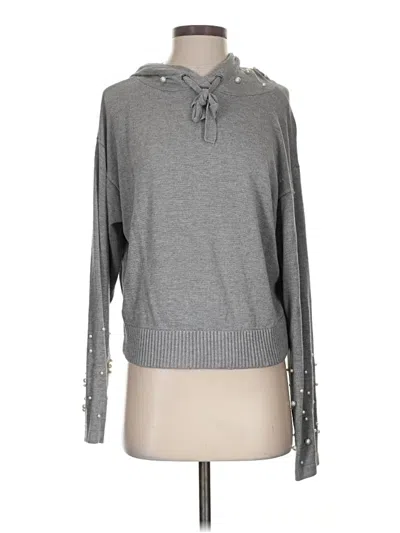 Pre-owned Elan Pullover Sweater In Gray