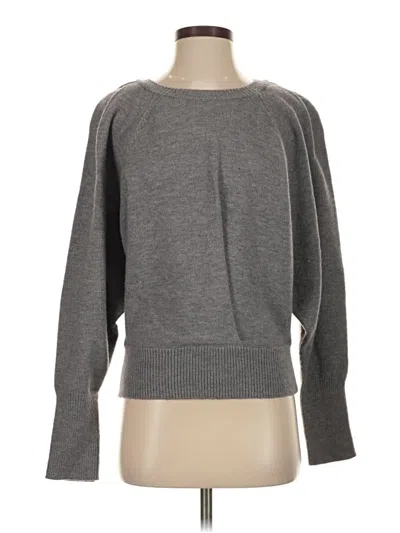 Pre-owned Elan Pullover Sweater In Gray