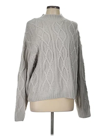 Pre-owned Elan Pullover Sweater In Gray