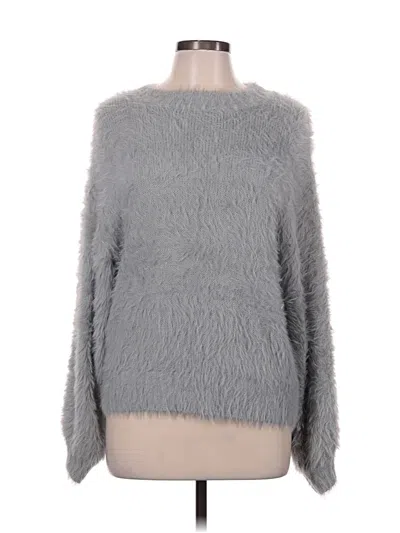Pre-owned Elan Pullover Sweater In Gray