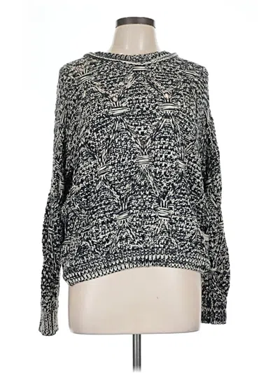 Pre-owned Elan Pullover Sweater In Gray
