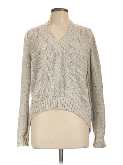 Pre-owned Elan Pullover Sweater In Gray