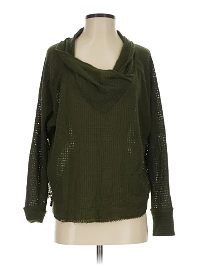 Pre-owned Elan Pullover Sweater In Green