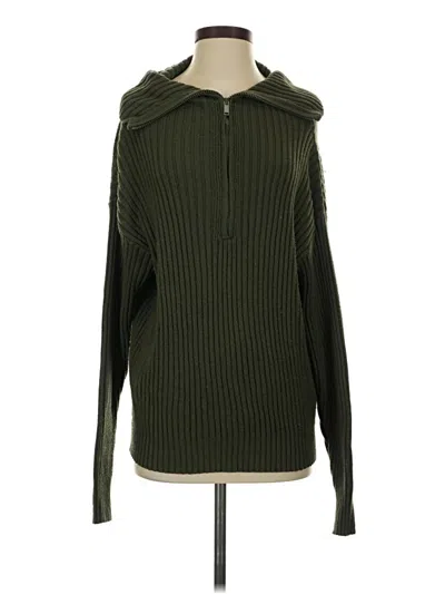 Pre-owned Elan Pullover Sweater In Green