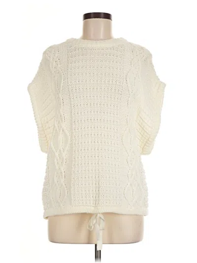 Pre-owned Elan Pullover Sweater In Ivory