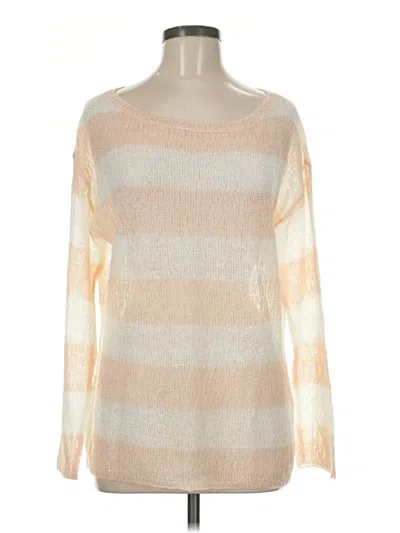 Pre-owned Elan Pullover Sweater In Ivory