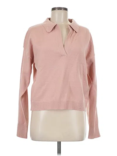 Pre-owned Elan Pullover Sweater In Pink