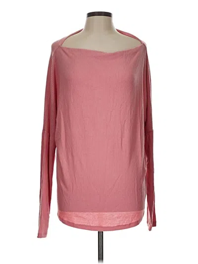 Pre-owned Elan Pullover Sweater In Pink