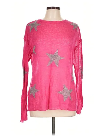 Pre-owned Elan Pullover Sweater In Pink