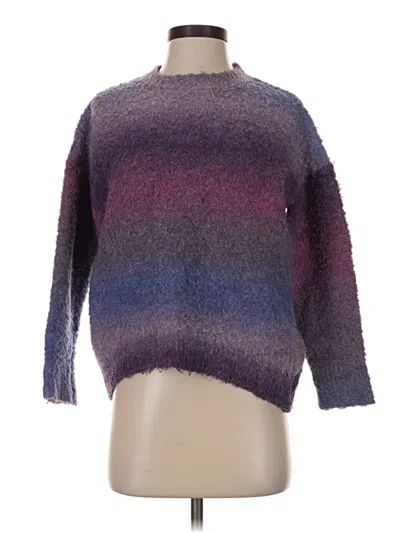 Pre-owned Elan Pullover Sweater In Purple