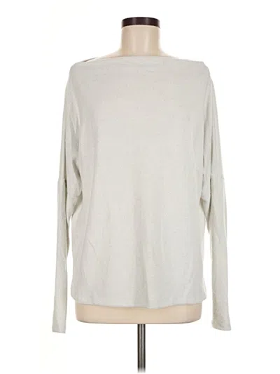Pre-owned Elan Pullover Sweater In Silver
