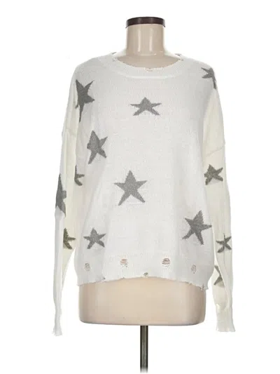 Pre-owned Elan Pullover Sweater In Silver