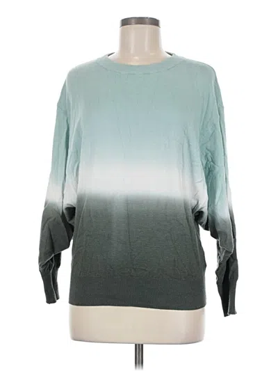 Pre-owned Elan Pullover Sweater In Teal