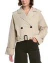 Elan Rain Jacket In Gold
