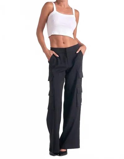Elan Raja Cargo Pants In Black