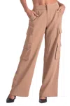 Elan Cargo Pants In Tan In Multi