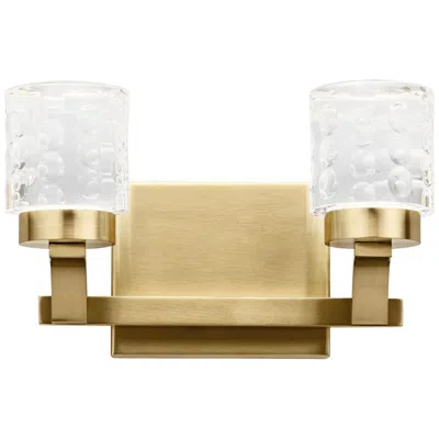 Elan Rene 7" High Champagne Gold 2-light Led Wall Sconce