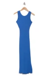 Elan Reversible Cutout Midi Cover-up Dress In Blue Bright