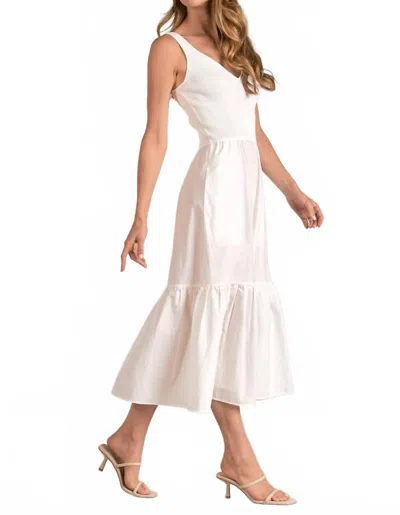 Elan Rhodes Dress In White, Offwhite