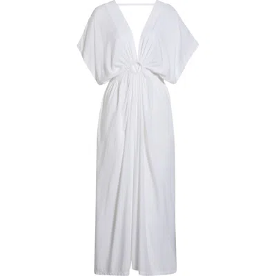 Elan Ring Cover-up Maxi Dress In White