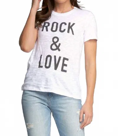 Elan Rock & Love Tee In White