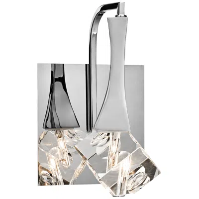 Elan Rockne Chrome 9 1/2" High 1-light Modern Led Wall Sconce
