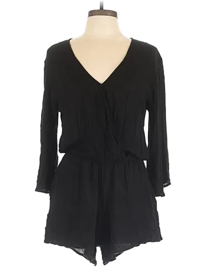 Pre-owned Elan Romper In Black