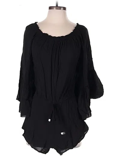 Pre-owned Elan Romper In Black