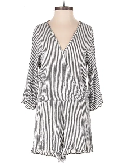 Pre-owned Elan Romper In Gray