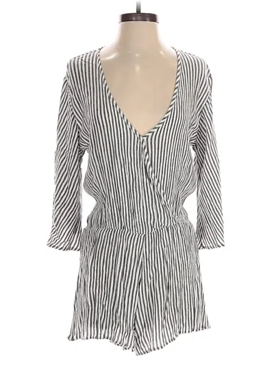 Pre-owned Elan Romper In Gray
