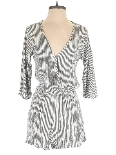 Pre-owned Elan Romper In Gray