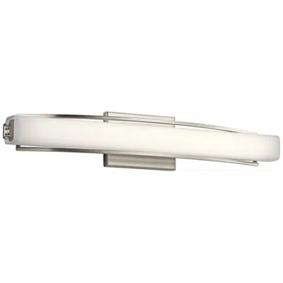 Elan Rowan Brushed Nickel 25 1/4" Wide Led Bath Light