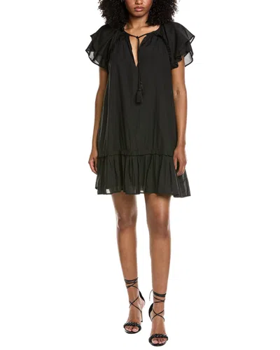 Elan Ruffle Dress In Black