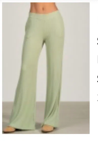 Elan Sage Pants In Green
